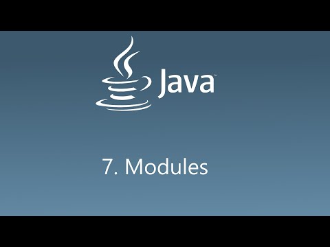 Видео: 7. Модули в Java. Java modules.