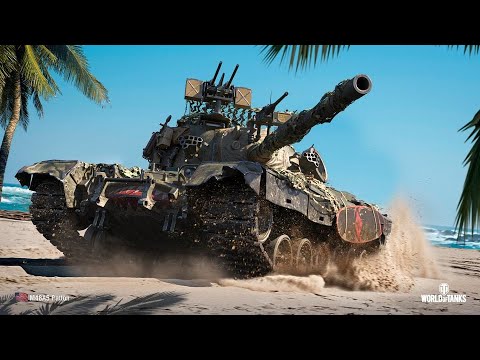 Видео: M48A1 Patton - Карта Оверлорд WoT