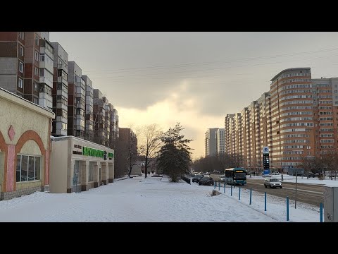 Видео: Караганда, прогулка (23.11.2022) | Юго-Восток (Степной-3)