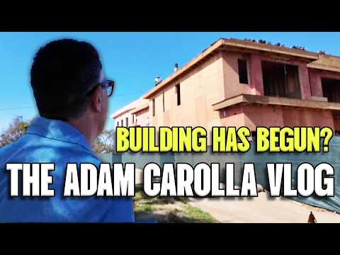 Видео: Видеоблог Адама Кароллы 🔥 Адам осматривает строительную площадку