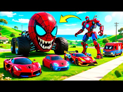 Видео: СОБРАЛ КОЛЛЕКЦИЮ МАШИН ЧЕЛОВЕКА ПАУКА В ГТА 5! РЕАЛЬНАЯ ЖИЗНЬ ВОРОВ  в GTA 5 ОНЛАЙН