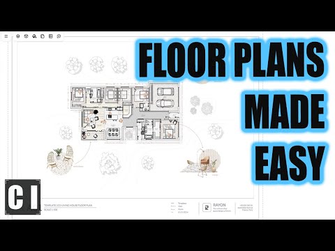 Видео: Как рисовать профессиональные планы этажей проще, чем в AutoCAD, бесплатно! Учебное пособие по Rayon