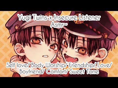 Видео: Юги-близнецы утешают неуверенного слушателя Асмр (Аманэ x Цукаса x Фем-слушатель)
