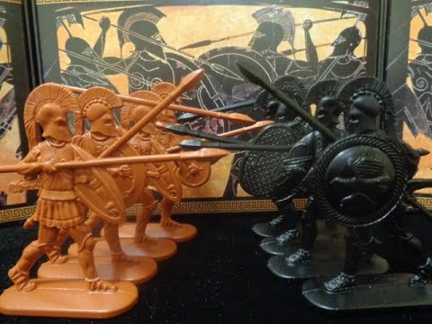 Видео: Солдатики Греческие воины от "ЛАД"