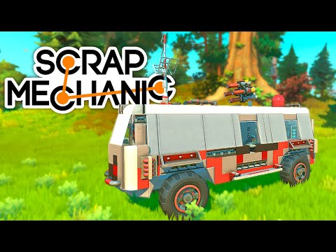 Видео: ПОЧТИ ОБЫЧНЫЙ ФУРГОН | МОИ ПОСТРОЙКИ В Scrap Mechanic |
