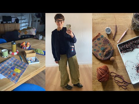Видео: Рукодельный влог 🧶 День Рождения 🧶 Вышивка, вязание, шитье 🧶
