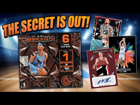Видео: ТАЙНА РАСКРЫТА! | Обзор коробки Panini Obsidian International NBA 4 сезона 2024-25
