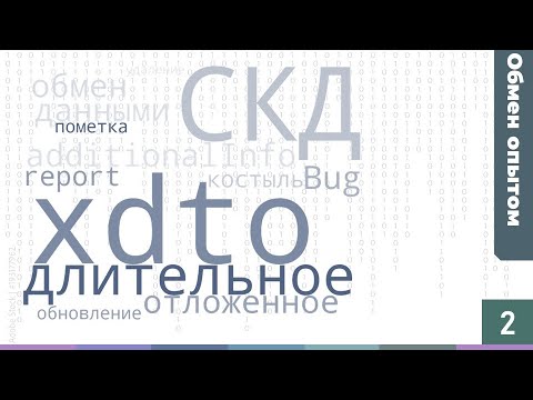 Видео: Обмен опытом #2:  Ускоряем обновление, additionalInfo XDTO, Костыли СКД и нюансы bug report