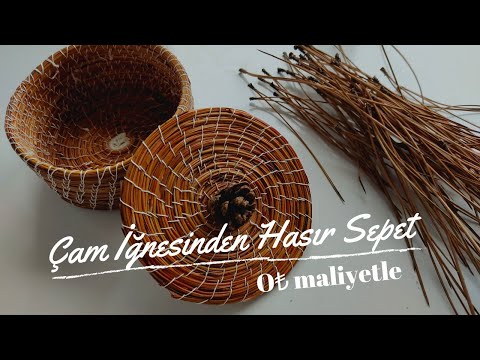 Видео: Соломенная корзина из хвои