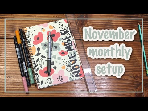 Видео: Блокнот на спирали как планировщик! Можно ли сюда вместить весь ноябрь? Новые макеты!