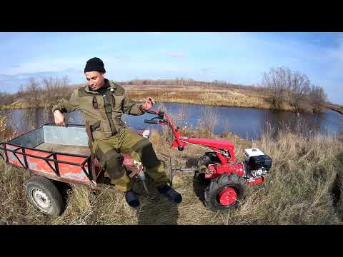 Видео: Мотоблок МТЗ первые впечатления.Управляемость.Переключение передач.