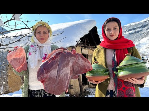 Видео: 1 час приготовления вкусных внутренностей говядины по рецептам в деревне