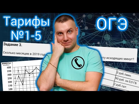 Видео: Тарифы ОГЭ 2024. Задания 1-5 Математика ОГЭ 2024