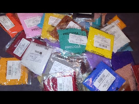 Видео: Распаковка посылки с бисером/ новый бисер 🌸💕✨