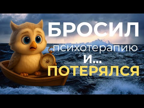 Видео: БРОСИЛ психотерапию и ПОТЕРЯЛСЯ |  что ПРОИСХОДИТ после УХОДА #психотерапия #личностныйрост #кризис