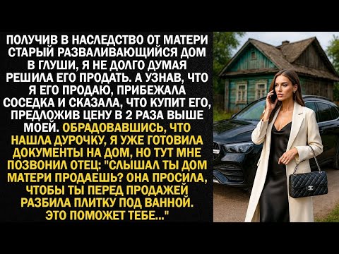 Видео: Получив в наследство от матери старый разваливающийся дом в глуши, я решила его продать. Но вдруг...