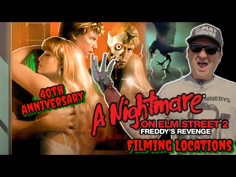 Видео: Места съёмок фильма «Кошмар на улице Вязов 2» — 40-я годовщина — Месть Фредди