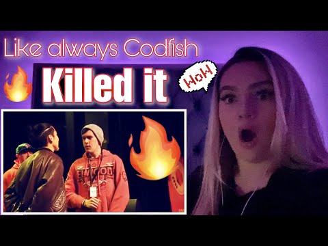 Видео: BATACO vs CODFISH | Grand Beatbox SHOWCASE Battle 2018 | ПОЛУФИНАЛ - РЕАКЦИЯ !