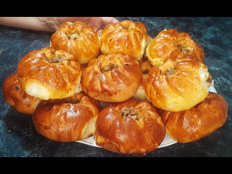 Видео: СОЧНЫЕ БЕЛЯШИ ПЕРЕМЯЧИ ТАТАРСКИЕ С Мясом В Духовке Сохрани Рецепт Очень Вкусно Meat Pastries Recipe
