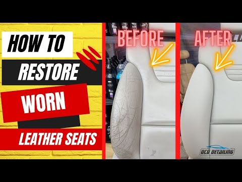 Видео: Как восстановить изношенное кожаное сиденье автомобиля | Audi S4