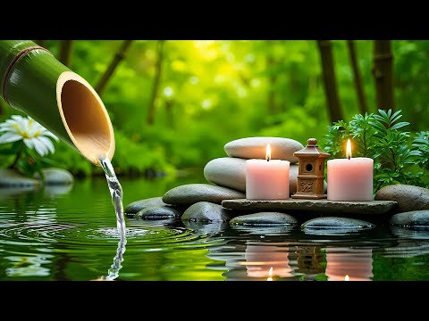 Видео: Бамбуковый фонтан и прекрасная фортепианная музыка 🌿 Целебное фортепиано для избавления от лишних