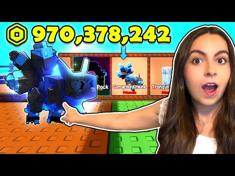 Видео: Потратив $970 378 242 ROBUX на CORRUPT KITSUNE, вырастите сад..