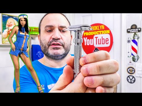 Видео: 💈 Бритьё. Регулируемая безопасная бритва Yaqi The Final Cut (реплика Gibbs Razor) Это надо видеть 😜