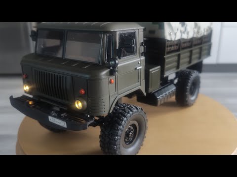 Видео: тюнинг газ 66 от WPL , установка аппаратуры WPL V3 . Остекление кабины.