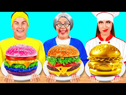 Видео: Кулинарный Челлендж: Я против Бабушки | Битвы с Едой от Fun Teen