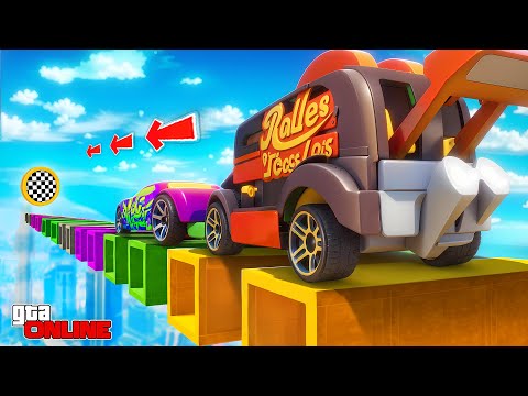Видео: КАК ДАЛЕКО HOT-WHEELS ТАЧКИ СМОГУТ ПРОЕХАТЬ ПО СЛОМАННОЙ ДОРОГЕ? ЭКСПЕРИМЕНТЫ ГТА 5
