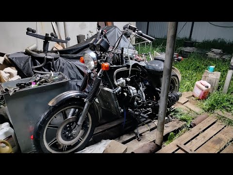 Видео: Самодельный мотоцикл из автомобиля ока