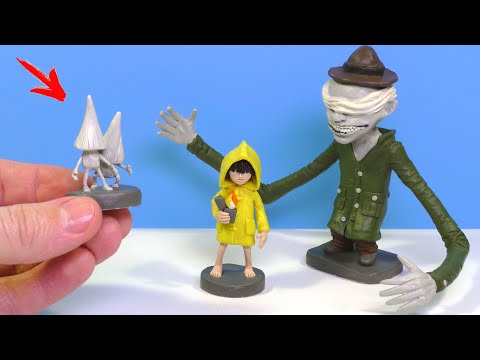 Видео: Маленькие Кошмары 🔥 Слепой Уборщик, Шестая и Номы из игры Little Nightmares | Видео Лепка