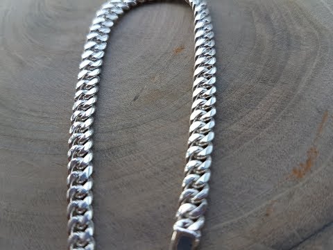 Видео: Плетение цепочки Панцирная цепь  серебряная цепь 130гр.  Making a Cuban Chain.