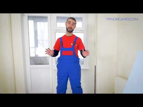 Видео: Утепление пола пенополистиролом PENOBOARD