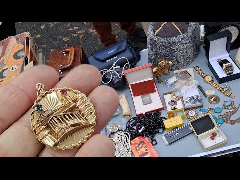 Видео: ЗОЛОТО, БРИЛЛИАНТЫ НА БАРАХОЛКЕ В КИЕВЕ.