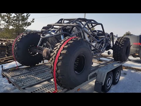 Видео: Сборка дерзкого багги V8 с раздаткой БТР-80, на мостах Ниссан Патрол и движком БМВ