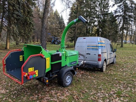 Видео: Обзор измельчитель веток GreenMech Arborist 150