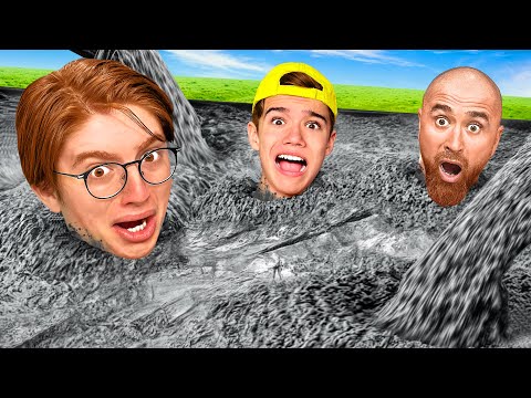 Видео: Кто Последний Вылезет Из Бетона, Получит 1000$ !