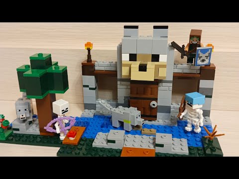 Видео: обзор нового набора 2024 года, волчья  крепость всех с прошедшим новым годом. 🎄