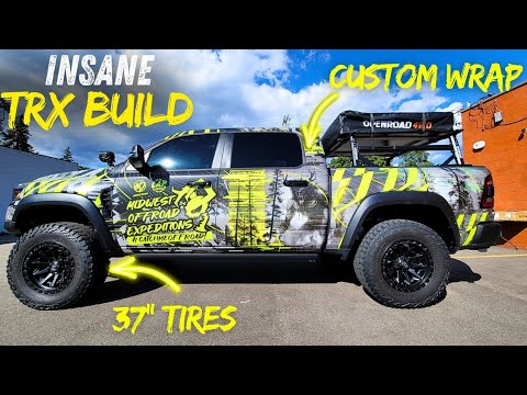 Видео: 💪 БЕЗУМНЫЙ RAM TRX на базе 37-х колёс | Полная комплектация Overland! 😈🔥