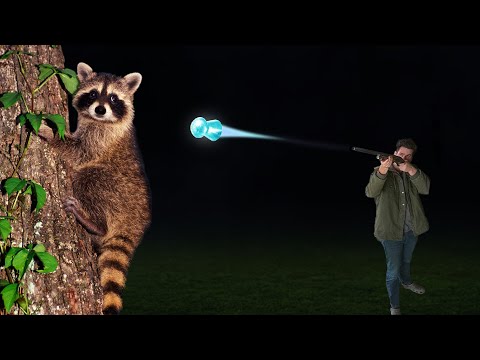 Видео: Охота со светящимися в темноте пулями!