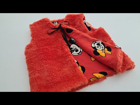 Видео: Легкая раскройка и шитье детского жилета /DIY
