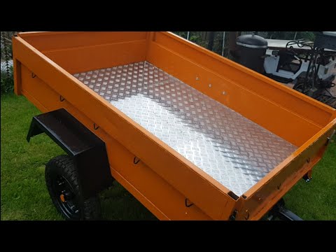 Видео: Прицеп для мотоблока!!! Из автомобильного!!!