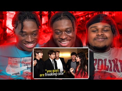 Видео: Когда знаменитости встречаются с BTS 🤣😂Реакция!