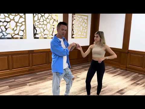 Видео: Сальса. Уровень 2. Урок 3. Сомбреро. Олег Логинов и Титова Ксения.