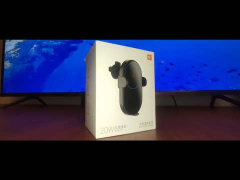 Видео: Держатель Xiaomi с беспроводной зарядкой 20W. Quick overview.