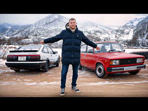 Видео: AE-86 пихает ЖИГУЛЯМ! Дрифт спустя 30 лет простоя...