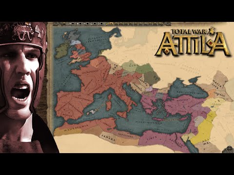 Видео: Всем селом ждём рождения Аттилы. ЗРИ на легенде. Total War: ATTILA (стрим) #3