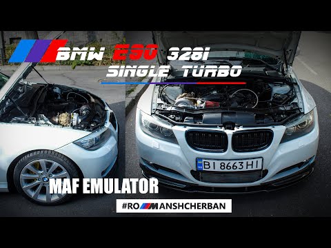 Видео: ПЕРВЫЙ ВЫЕЗД + MAF EMULATOR КИЕВСКОГО ТУРБО ГАРАЖА. SINGLE TURBO BMW N51/N52 PROJECT E90