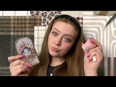 Видео: ASMR | Пробуем макияж Flower Knows 🌷 GRWM Минималистичный макияж 🦢